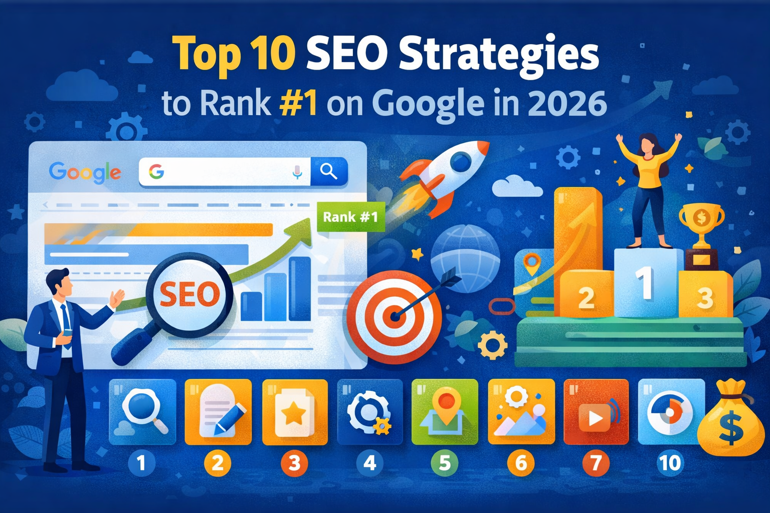 Top 10 SEO Strategies to Rank #1 on Google in 2026